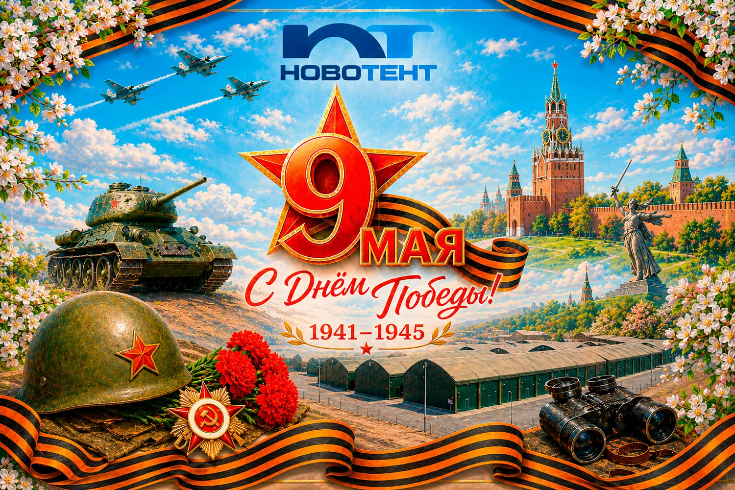 Поздравляем с 9 Мая — Днём Победы!