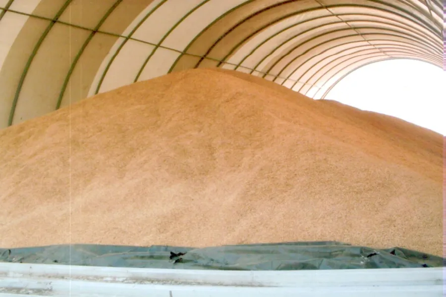 Строительство ангаров-зернохранилищ