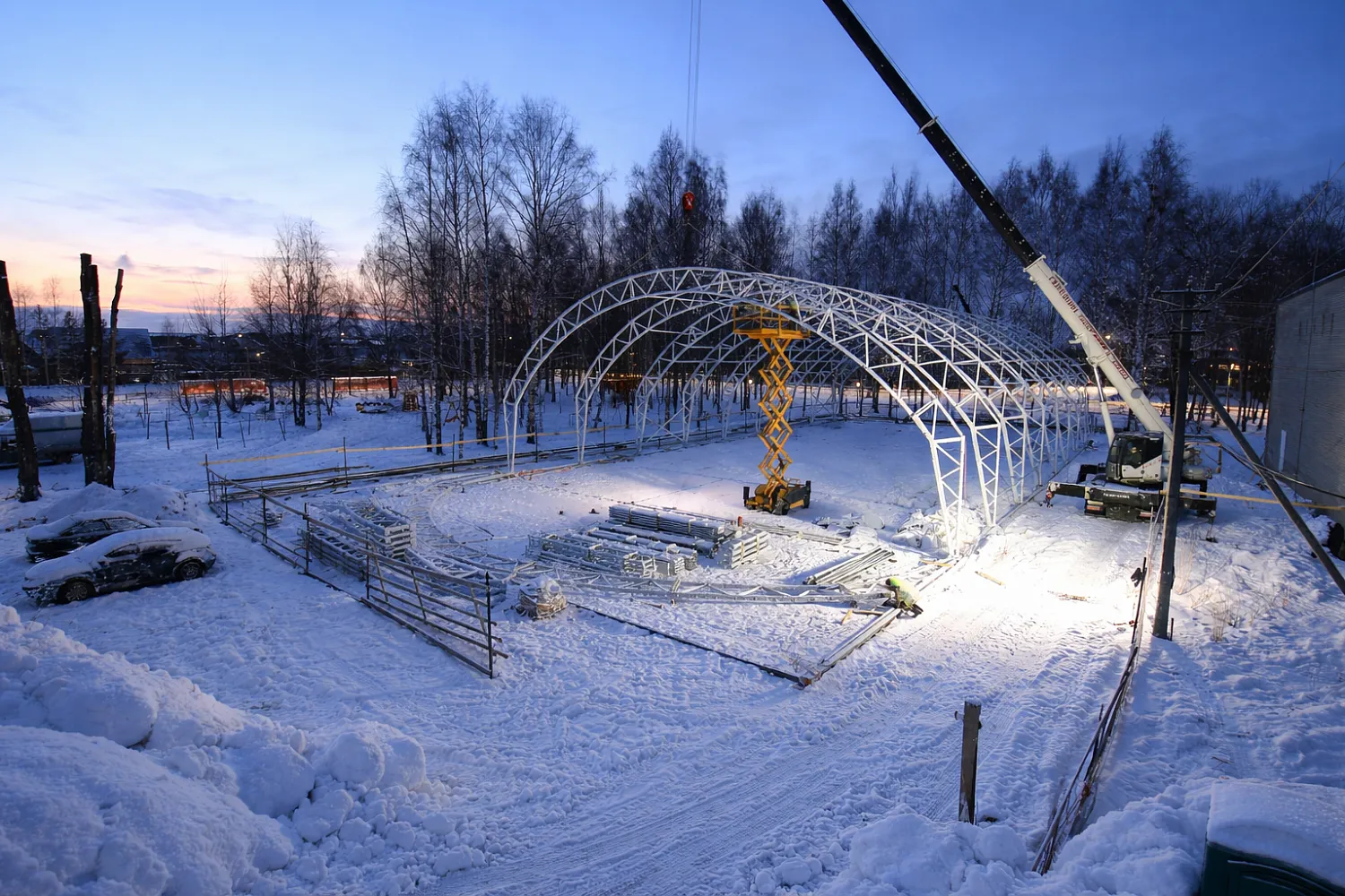 Ангары зимой: что важно знать о строительстве и эксплуатации в холодный сезон