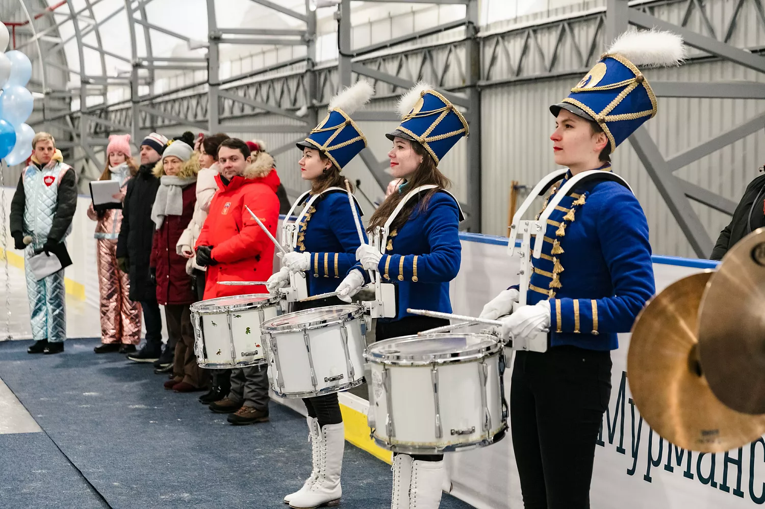 В Мурманске торжественно открыли крытый хоккейный корт 65х36 м
