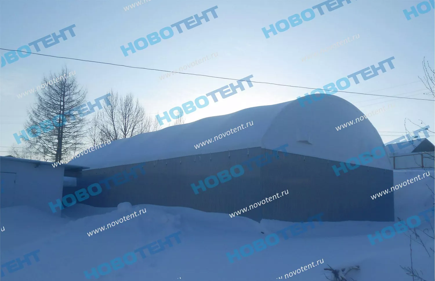 Ещё один довольный потребитель продукции "Новотент"