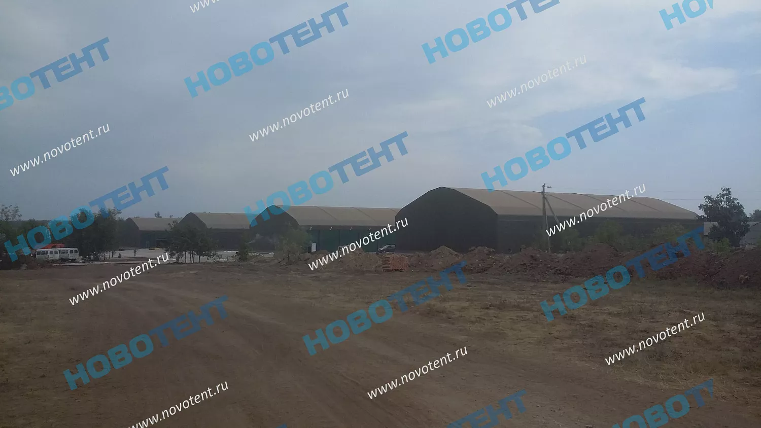 Тенто-мобильное укрытие для хранения крупногабаритной автотехники