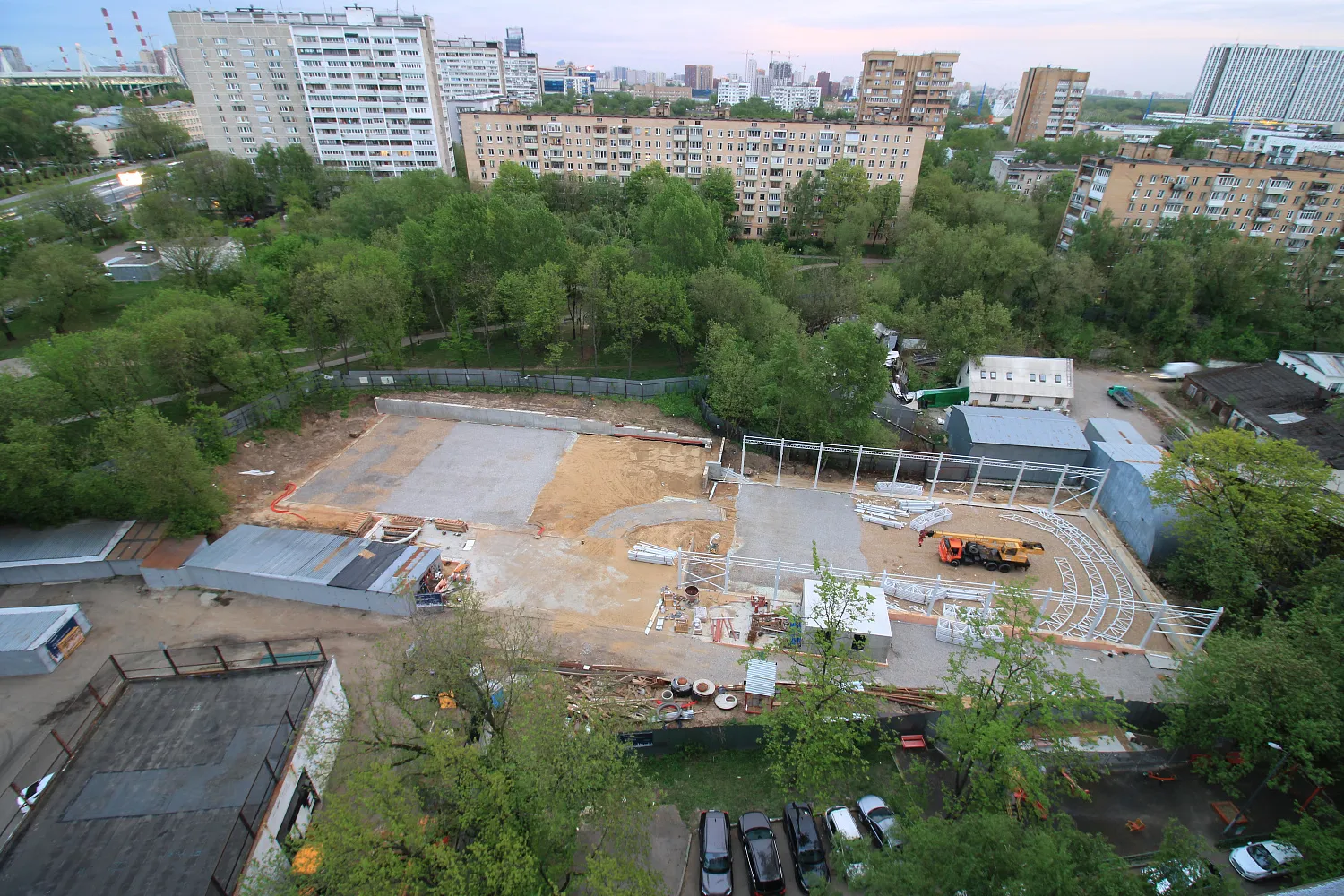 Строительство каркасно-тентового сооружения в Москве | Новый проект НОВОТЕНТ