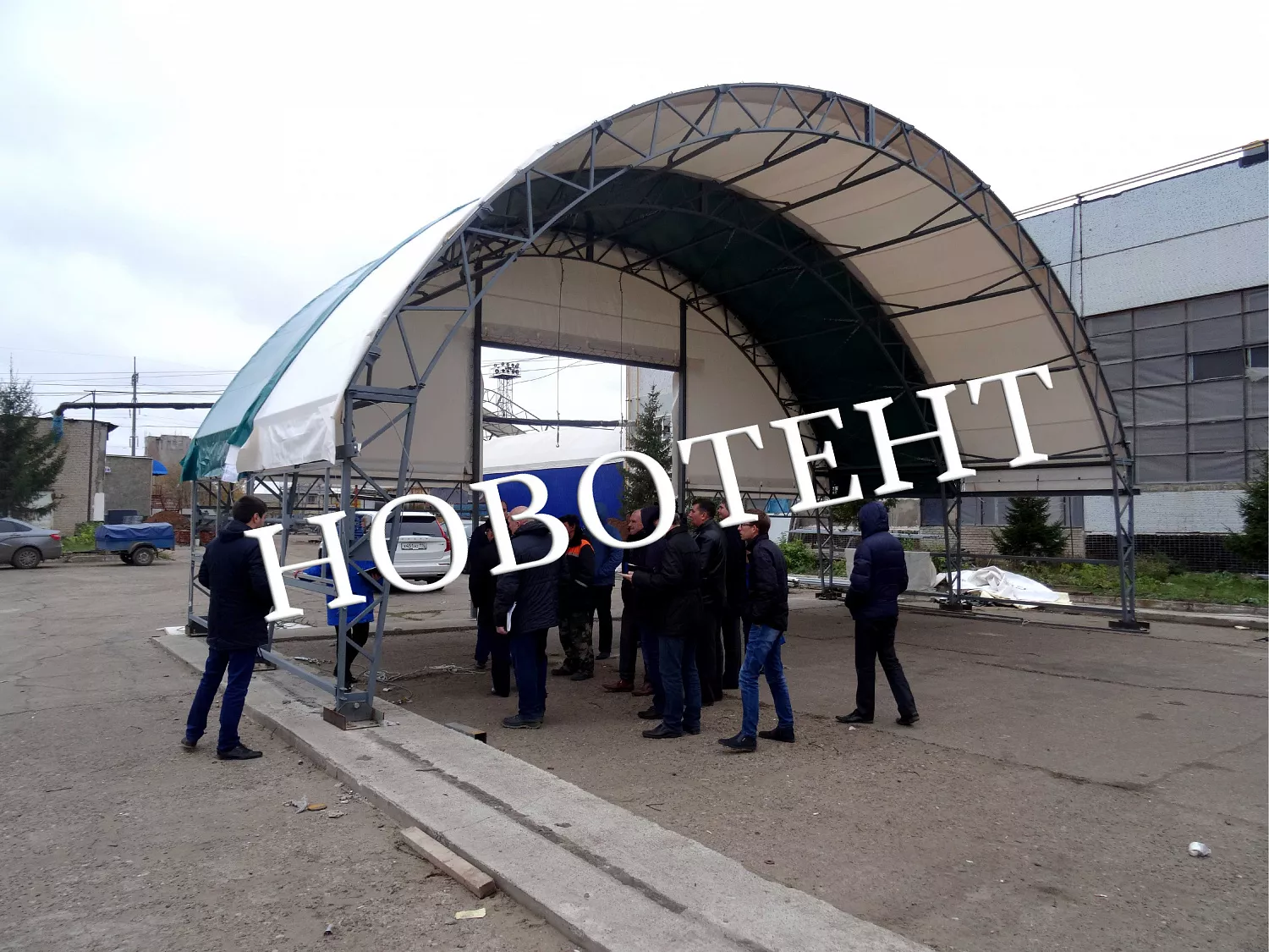Готов к отгрузке телятник 72х12 м