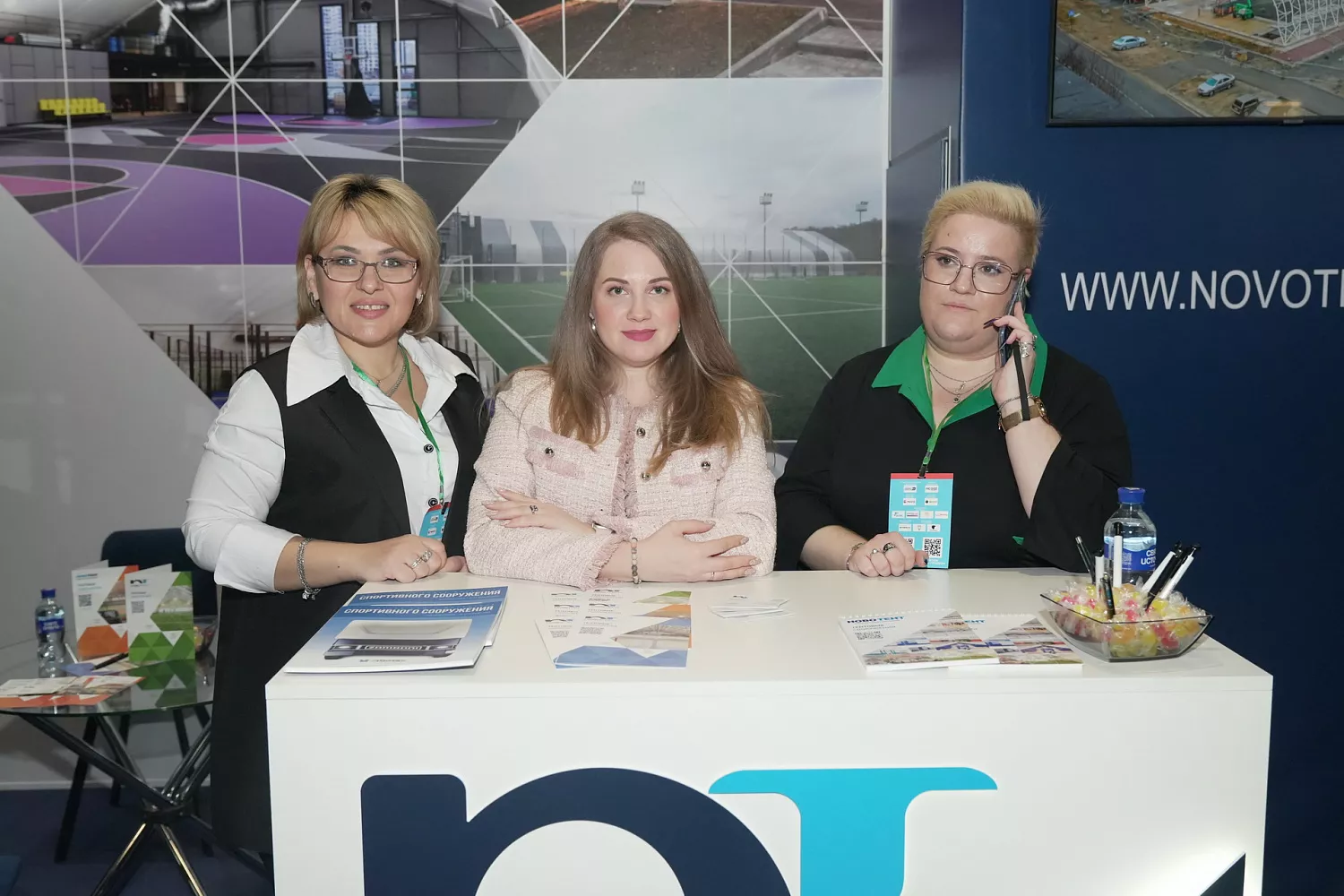 НОВОТЕНТ успешно представил свои разработки на специализированной выставке Sport B2B Expo Forum, проходившей в Москве 16-17 апреля.