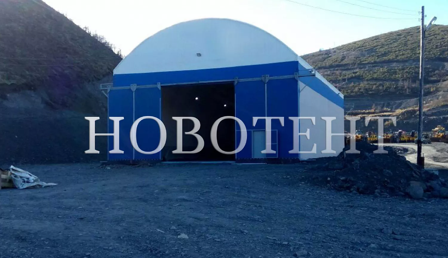 Сдан в эксплуатацию гараж для техники