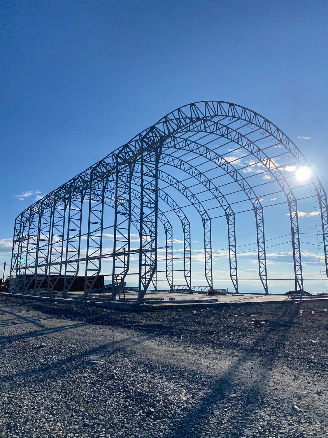 Новый ремонтный бокс на Удоканском месторождении от НОВОТЕНТ.